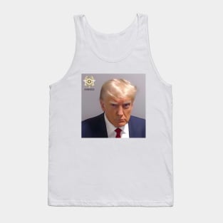 Trump Mugshot Fulton County Jail Atlanta Georgia Tank Top